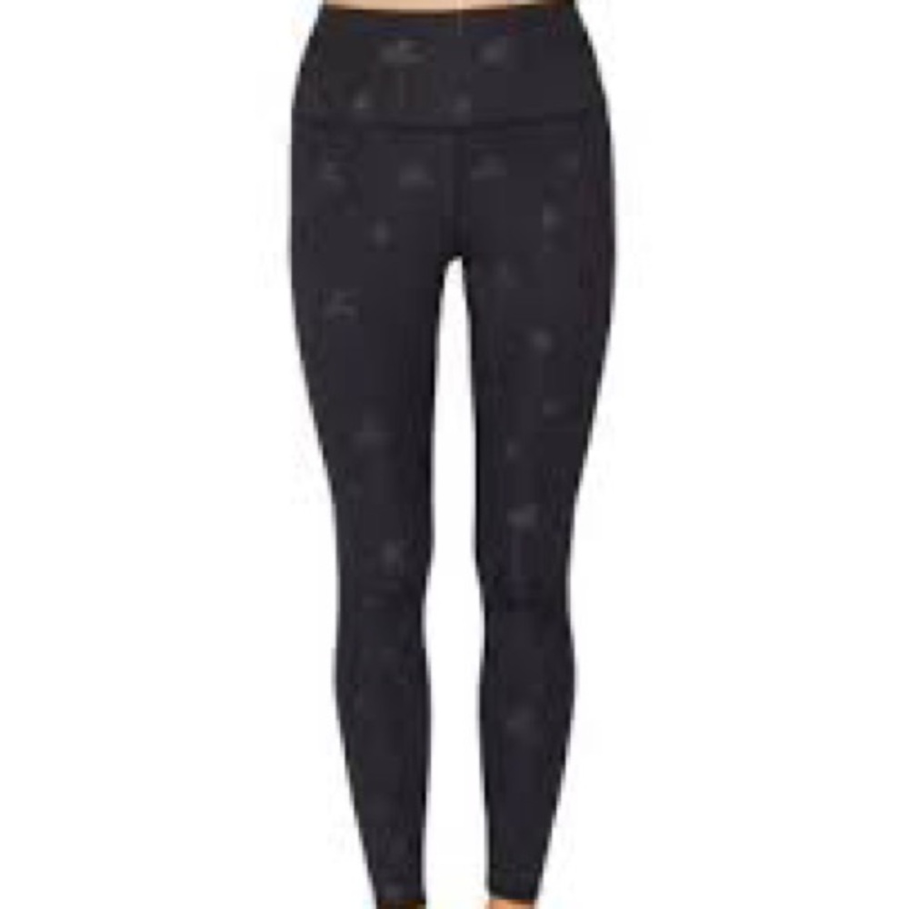 Spiritual Gangster Black palm tree leggings
